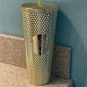 Starbucks LIMITED EDITION ✨Gold bling✨tumbler studded